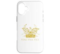 Veni Vidi Vici - Citation Latine de Jules César - Rome Antique Coque pour iPhone 16 Plus