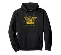 Veni Vidi Vici - Citation Latine de Jules César - Rome Antique Sweat à Capuche