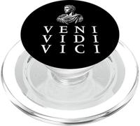 Veni Vidi Vici Julius Caesar - Je suis Venu, J'Ai vu, J'Ai vaincu PopSockets PopGrip pour MagSafe