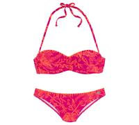 VENICE BEACH Bikini orange / rose foncé, Taille XS