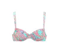 VENICE BEACH Hauts de bikini aqua / abricot / rose / blanc, Taille 75