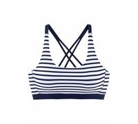 VENICE BEACH Hauts de bikini 'Summer' bleu marine / blanc, Taille 95