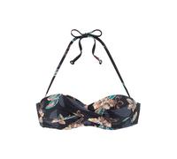 VENICE BEACH Hauts de bikini turquoise / gris basalte / corail / noir, Taille 75