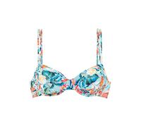 VENICE BEACH Hauts de bikini 'Wire-Top Caru Venice Beach' beige / bleu clair / orange, Taille 85