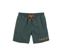 VENICE BEACH Shorts de bain gris basalte / orange clair, Taille M