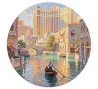 Venice River Puzzle 1000 Pièces Cadeau Unique View Jeu Éducatif Défi Jouet À De Qualité Supérieure Peinture Art pour Adultes Et Enfants À Partir De 14 Ans 1000pcs (67.5x67.5cm)