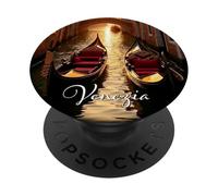 Venice Romantic Sunset Scene for Venezia, Italy Fans PopSockets PopGrip Adhésif