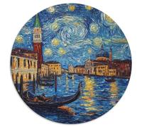 Venice Water City Puzzle 1000 Pièces Cadeau Unique Jeu Éducatif Challenge Toy À De Qualité Supérieure Peinture Art pour Adultes Et Enfants À Partir De 14 Ans 1000pcs (67.5x67.5cm)