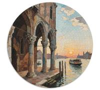 Venice Water City Puzzle 1000 Pièces Educa Jouet en Bois Cadeau Unique De l'art De La Décoration Building Jeu Éducatif Challenge Toy Adultes & Enfants des 14 Ans 1000pcs (67.5x67.5cm)