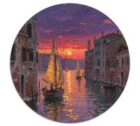 Venice Water City Puzzle 1000 Pièces Educa Jouet en Bois Cadeau Unique De l'art De La Décoration Building Jeu Éducatif Challenge Toy pour Adultes Et Enfants À Partir De 12 Ans 1000pcs (67.5x67.5cm)