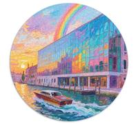 Venice Water City Puzzle 1000 Pièces Educa Jouet en Bois Jeu D'Intelligence Décoration Intérieure Building Jeu Éducatif Challenge Toy Adultes & Enfants des 14 Ans 1000pcs (67.5x67.5cm)