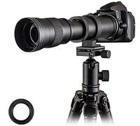 Venidice Téléobjectif 420-800 mm F8.3, Mise au Point Manuelle avec Support en T pour Appareil Photo Reflex numérique Canon EOS T3 T6i T6s T7 T7i SL1 6D 7D 60D 70D