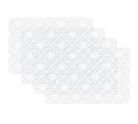 Venilia Indian 59047 Lot de 4 Sets de Table Transparents pour Salle à Manger et Salle à Manger 45 x 30 cm