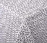 Venilia Nappe "Osaka Taupe" linge de table Nappe Anti Tache, Imperméable, Coton, rondes, 160 x 160 cm, 55148