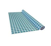 Adhésif Awale bleu Motif, Feuille adhésive Optique géométrique, Feuille de meubles, auto-adhésif, 45 cm x 2 m, 95µm (Stärke: 0,095 mm), Venilia 54785