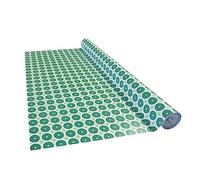 Venilia Papier adhésif | Cercles Awale Vert Motif rétro Vert | 45 cm x 2 m, Épaisseur 95μ | Film autocollant pour meuble et cuisine, film décoratif, papier peint | PVC sans phtalates | Fabriqué en UE