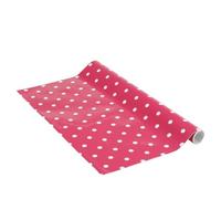 Venilia Papier adhésif | Dots Pink Pointillé | 45 cm x 1,5 m, Épaisseur 95μ | Film autocollant pour meuble et cuisine, film décoratif, papier peint | PVC sans phtalates | Fabriqué en UE