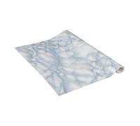 Adhésif Marbre bleu, Film d'aspect marbré, Feuille de pierre marbrée, Feuille de meubles, auto-adhésif, 45cm x 2m, 160µm (Épaisseur : 0,16 mm), Venilia 53359