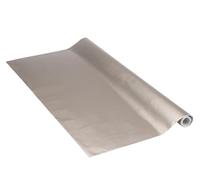 Vénilia Papier adhésif Nickel Aspect métal Industriel - 45cm x 1,5m - Épaisseur 160μ, Film autocollant pour meuble et cuisine, film décoratif, papier peint, PVC sans phtalates, Fabriqué en UE