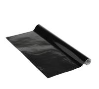 Adhésif Noir Uni, Feuille adhésive, Feuille de meubles, Feuille décorative, auto-adhésif, 45cm x 1,5m, 95µm (Stärke: 0,095 mm), Venilia 53229