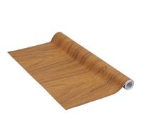 Venilia Papier adhésif | Noyer français Aspect bois Marron | 45 cm x 3 m, Épaisseur 95μ | Film autocollant pour meuble et cuisine, film décoratif, papier peint | PVC sans phtalates | Fabriqué en UE
