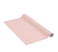 Adhésif Uni Mat rose poudré, Feuille adhésive, Feuille de meubles, auto-adhésif, 45cm x 2m, 160µm (Épaisseur : 0,16 mm), Venilia 54353