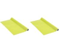 Venilia Papier adhésif | Vert lime Mat Jaune | 45 cm x 1,5 m, Épaisseur 95μ | Film autocollant pour meuble et cuisine, film décoratif, papier peint | PVC sans phtalates | Fabriqué en UE (Lot de 2)