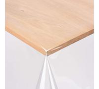 Venilia Protection de Table Crystal - Nappe Transparente - Nappe de Table avec revêtement Brillant - Film Transparent - Facile d'entretien - Imperméable - Ronde - 1,4 m - 55236