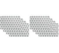 Venilia Set de Table imprimé Caline Gris, Napperon pour Salle à Manger, Tapis de Table à Manger, rectangulaire, 4 pièce, 45 x 30cm, 59042 (Lot de 2)