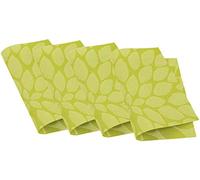 Venilia Set de table tressé Feuilles anis, Napperon pour salle à manger, Tapis de table à manger, rectangulaire, 4 pièce, 45 x 30cm, 59097