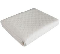 Venilia Sous-Nappe "Bulgomme®" Protège table, Polyester, Blanc, PVC, rondes, 135 x 135 cm, 53899
