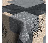 Venilia Taenga 59515 Nappe imprimée en Polyester - sans Repassage - Ronde - 1,8 x 1,8 m