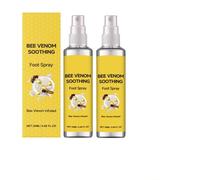 Venin d'Abeille Deodorant Pied, 2x20ml Spray Éliminant Odeur Pied Avec Spray Antifongique Chaussures, Désodorisant Chaussure Adapté à la Vie Quotidienne