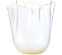 VENINI Vase Fazzoletto Cristal Feuille d'Or Sablé H 13.5 cm