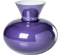 Vase Idria Indigo et Lattimo H 27 cm