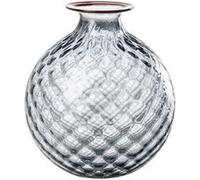 VENINI Vase Monofiori Transparent avec Fil Rouge H24.5 Transparent G