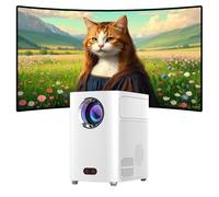 VenirCool Q2 Lite Mini projecteur avec WiFi et Bluetooth, Proyecteur portable 4K pour home cinéma, cadeau pour enfants, film en plein air compatible avec Android/iOS/Windows/TV Stick/HDMI/USB