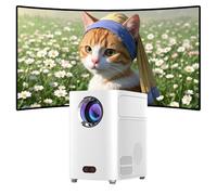 VenirCool Q2 Mini projecteur standard avec WiFi et Bluetooth, proyecteur électronique portable pour home cinéma, projecteur intelligent 4K, compatibilité téléphone et télévision, projecteur de films