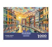 Venise 1000 Pièces Jigsaw Puzzle Architecture Famille Artistique Cadeaux Qualité Supérieure Jouets 70x50cm/1000pcs