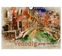 Venise - en toute intimité, Version française (Calendrier mural 2026 DIN A4 portrait), Calendrier CALVENDO mensuel