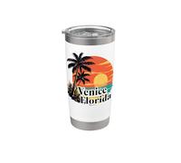 Venise Floride Gobelet isotherme en acier inoxydable double paroi