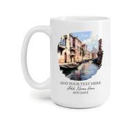 Venise, Italie Mug Durable Tasse À Thé Unique Tasse À Café Cadeau Mignon Pour Collègue Bureau Anniversaire 330Ml