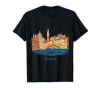 Venise Italie Souvenir de Voyage Monument Historique Ville T-Shirt