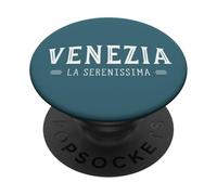 Venise Italie Venezia La Serenissima Retro PopSockets PopGrip Adhésif