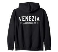 Venise Italie Venezia La Serenissima Retro Sweat à Capuche