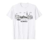 Venise Skyline Art Italie Voyage Venezia Italia Souvenir T-Shirt