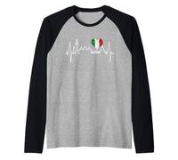 Venise Skyline Battement de Cœur Italie J'aime Venezia Manche Raglan