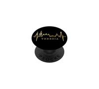 Venise Skyline Battement de Cœur Italie J'aime Venezia PopSockets PopGrip Adhésif