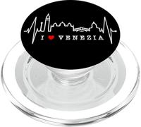Venise Skyline Battement de Cœur Italie J'aime Venezia PopSockets PopGrip pour MagSafe
