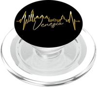 Venise Skyline Battement de Cœur Italie J'aime Venezia PopSockets PopGrip pour MagSafe